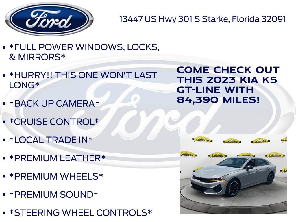 Used 2023 Kia K5 GT-Line w/ GT-Line Premium Package FWD image 12