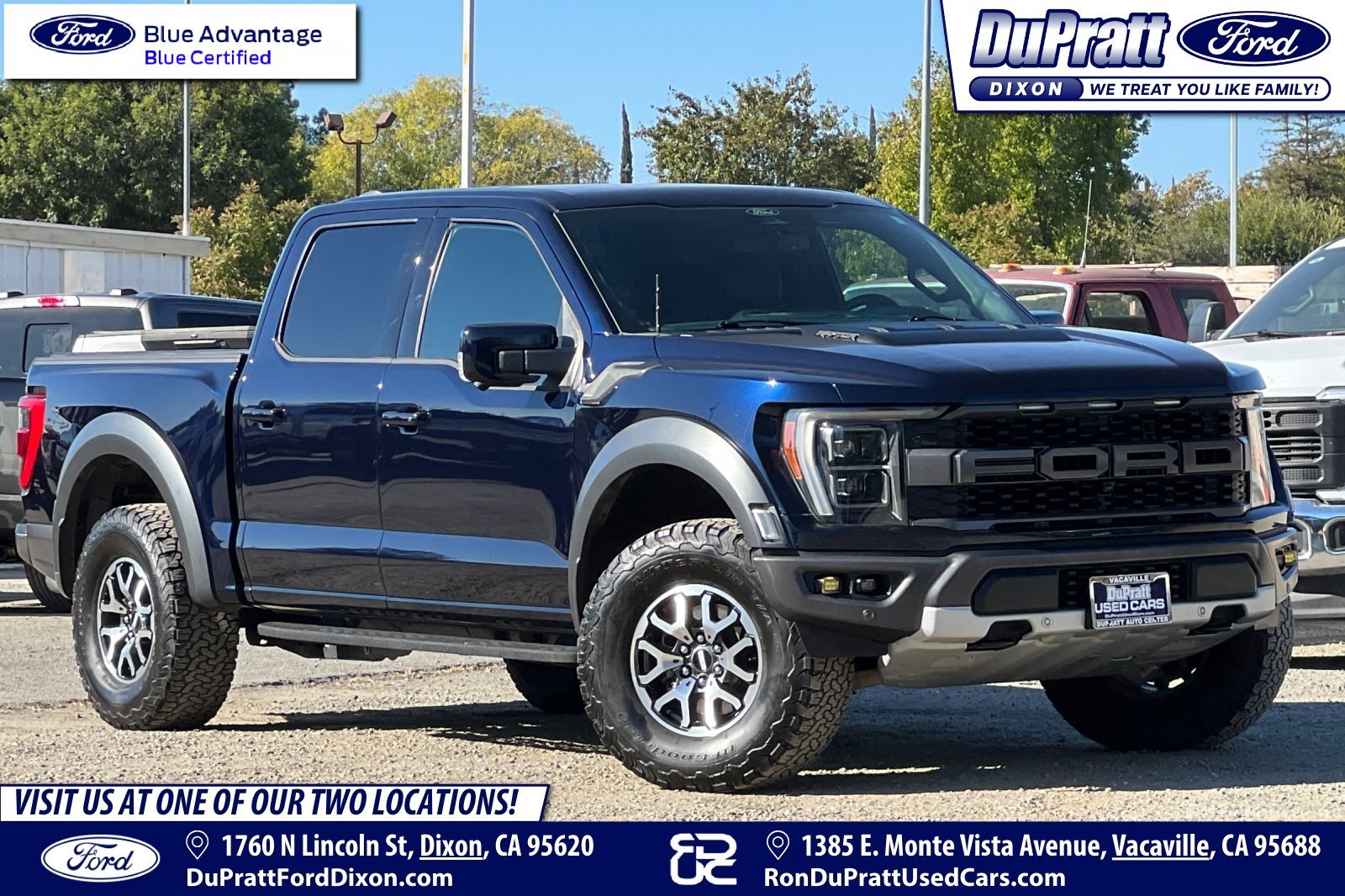 Certified 2022 Ford F150 Raptor w/ Equipment Group 801A High