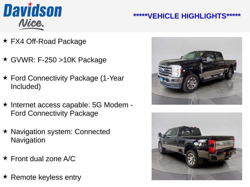 Certified 2026 Ford F250 King Ranch w/ FX4 Off-Road Package AWD/4WD image 4