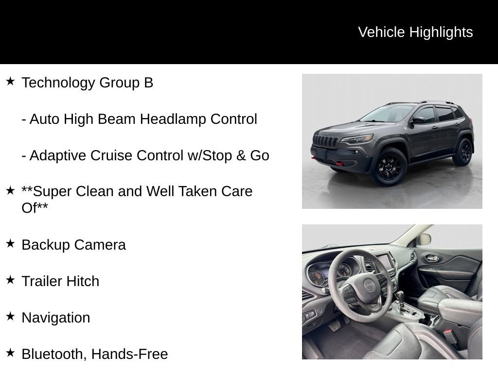 Used 2022 Jeep Cherokee Trailhawk w/ Trailhawk Elite Value Package AWD/4WD image 6