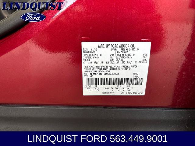 Certified 2019 Ford Explorer Sport AWD/4WD image 17