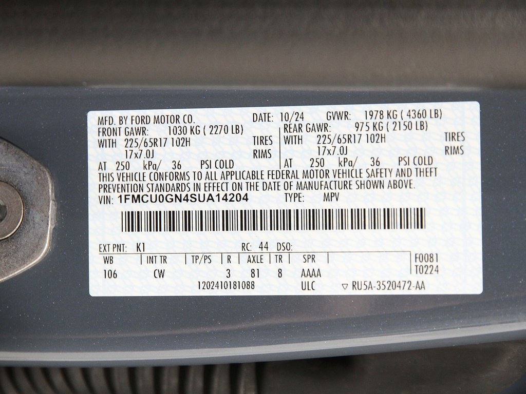 Certified 2025 Ford Escape Active w/ Cold Weather Package image 23