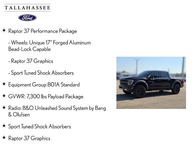 Certified 2023 Ford F150 Raptor w/ Raptor 37 Performance Package AWD/4WD image 9