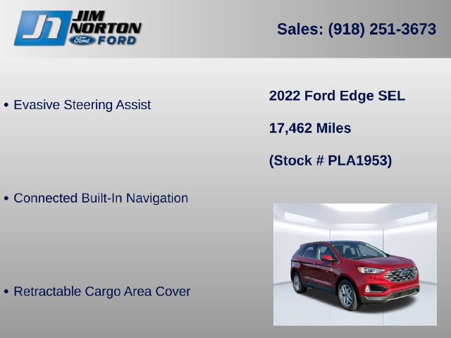 Certified 2022 Ford Edge SEL w/ Convenience Package AWD/4WD image 44