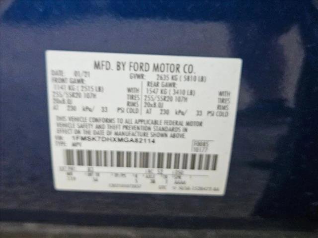 Certified 2021 Ford Explorer XLT w/ Equipment Group 202A RWD image 22