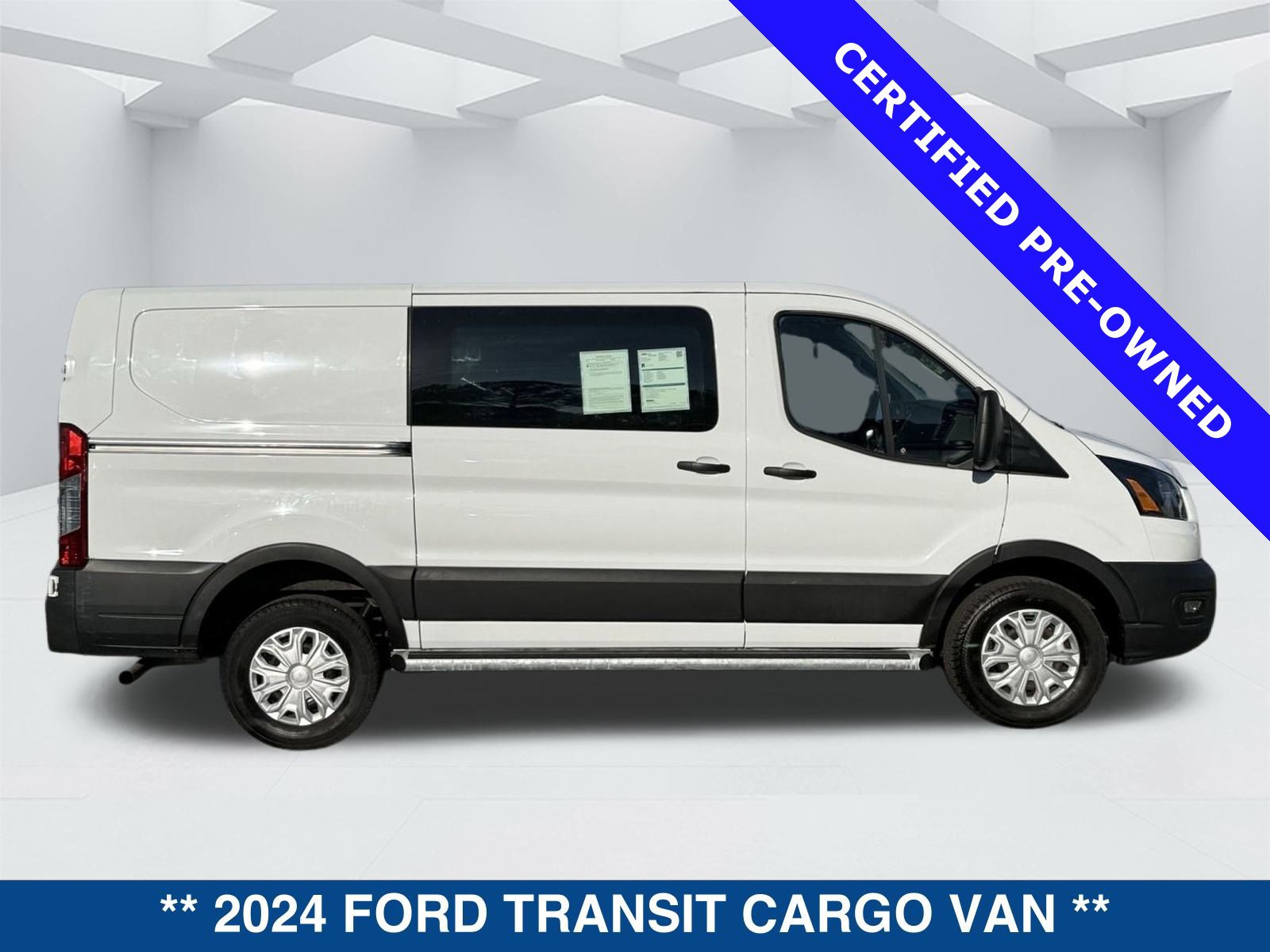 Certified 2024 Ford Transit 250 Low Roof w/ Exterior Upgrade Package image 3