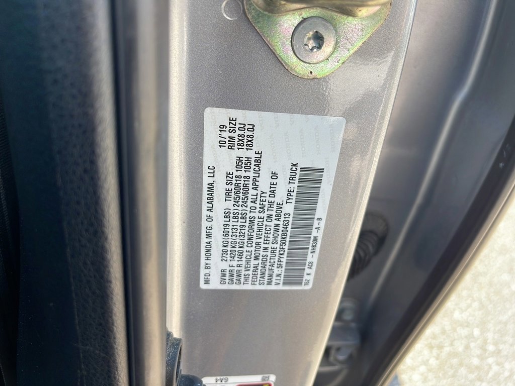 Used 2019 Honda Ridgeline RTL image 32