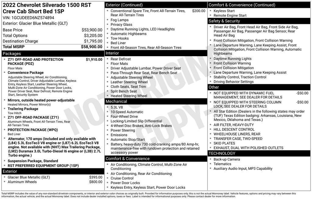 Used 2022 Chevrolet Silverado 1500 RST AWD/4WD image 39