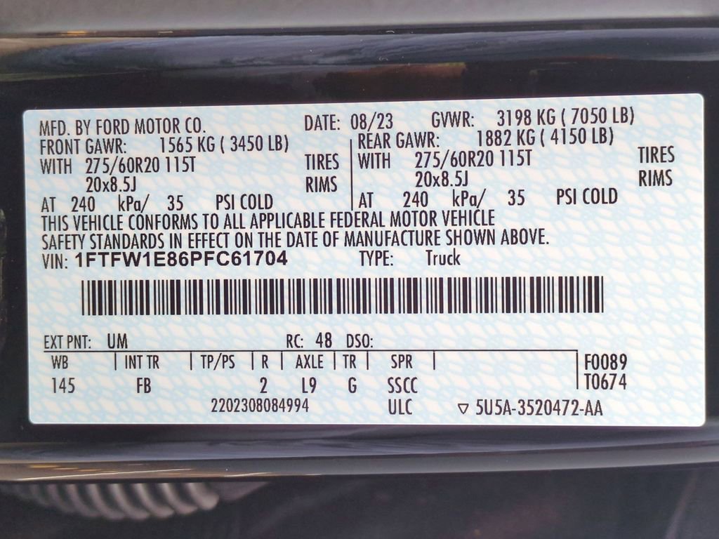 Certified 2023 Ford F150 XLT w/ Equipment Group 302A High AWD/4WD image 28