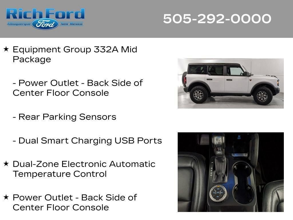 Certified 2025 Ford Bronco Badlands AWD/4WD image 77