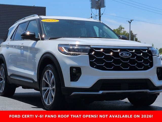 Certified 2025 Ford Explorer Platinum w/ Ultimate Package AWD/4WD image 3