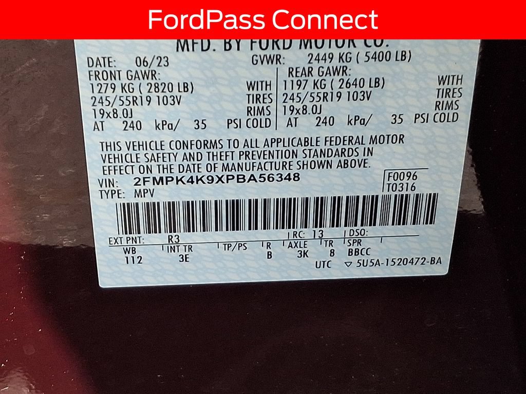 Certified 2023 Ford Edge Titanium AWD/4WD image 24