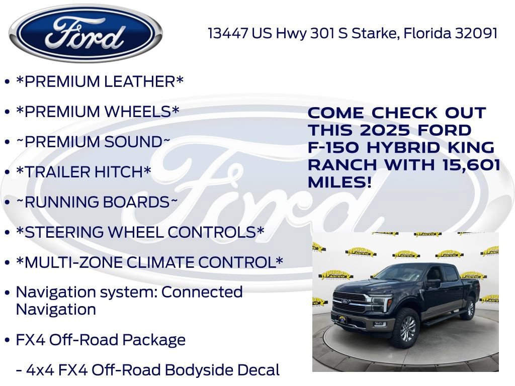 Certified 2025 Ford F150 King Ranch w/ FX4 Off-Road Package AWD/4WD image 17