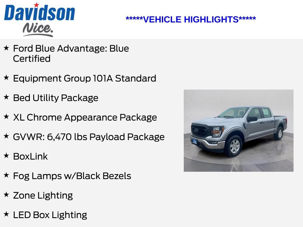 Certified 2023 Ford F150 XL w/ XL Chrome Appearance Package AWD/4WD image 5