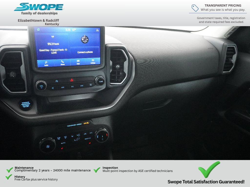 Certified 2023 Ford Bronco Sport Big Bend w/ Convenience Package AWD/4WD image 24