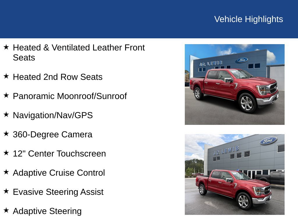 Certified 2021 Ford F150 King Ranch w/ Equipment Group 601A High AWD/4WD image 26