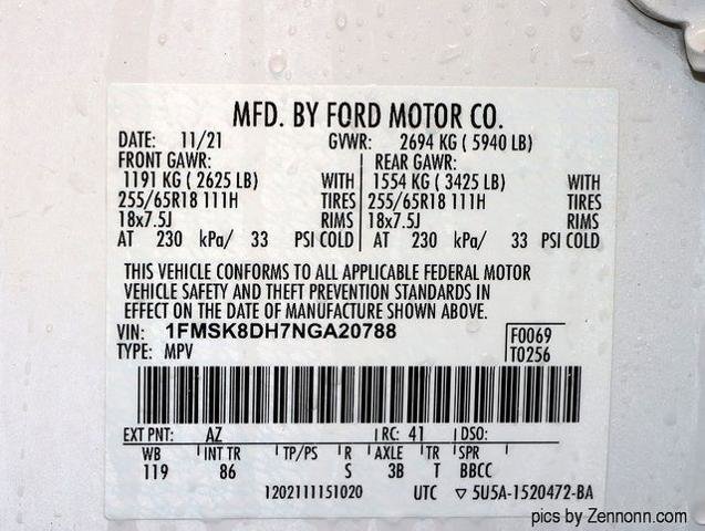Certified 2022 Ford Explorer XLT AWD/4WD image 32