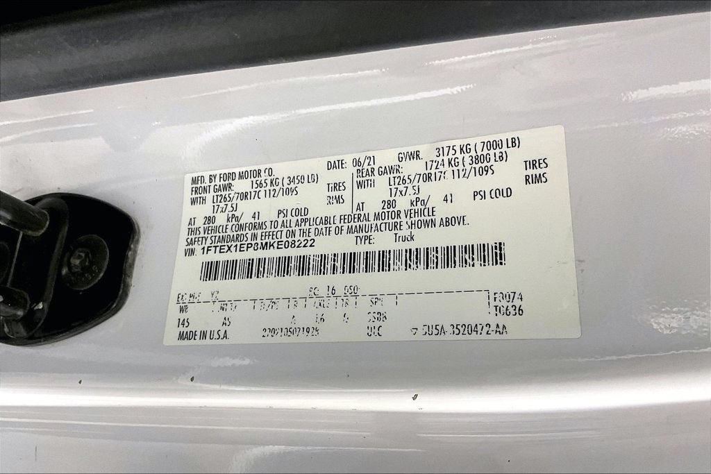Certified 2021 Ford F150 XL w/ XL Power Equipment Group AWD/4WD image 26