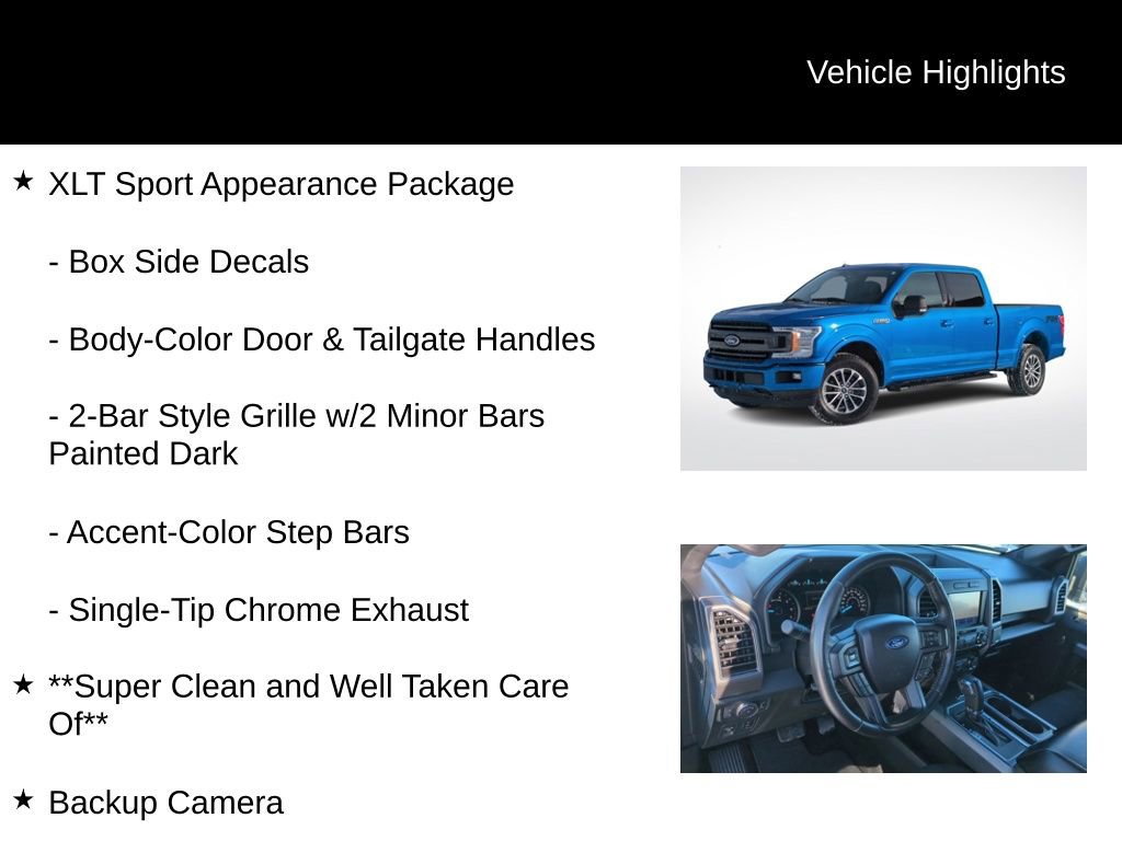 Certified 2020 Ford F150 XLT w/ Equipment Group 302A Luxury image 16