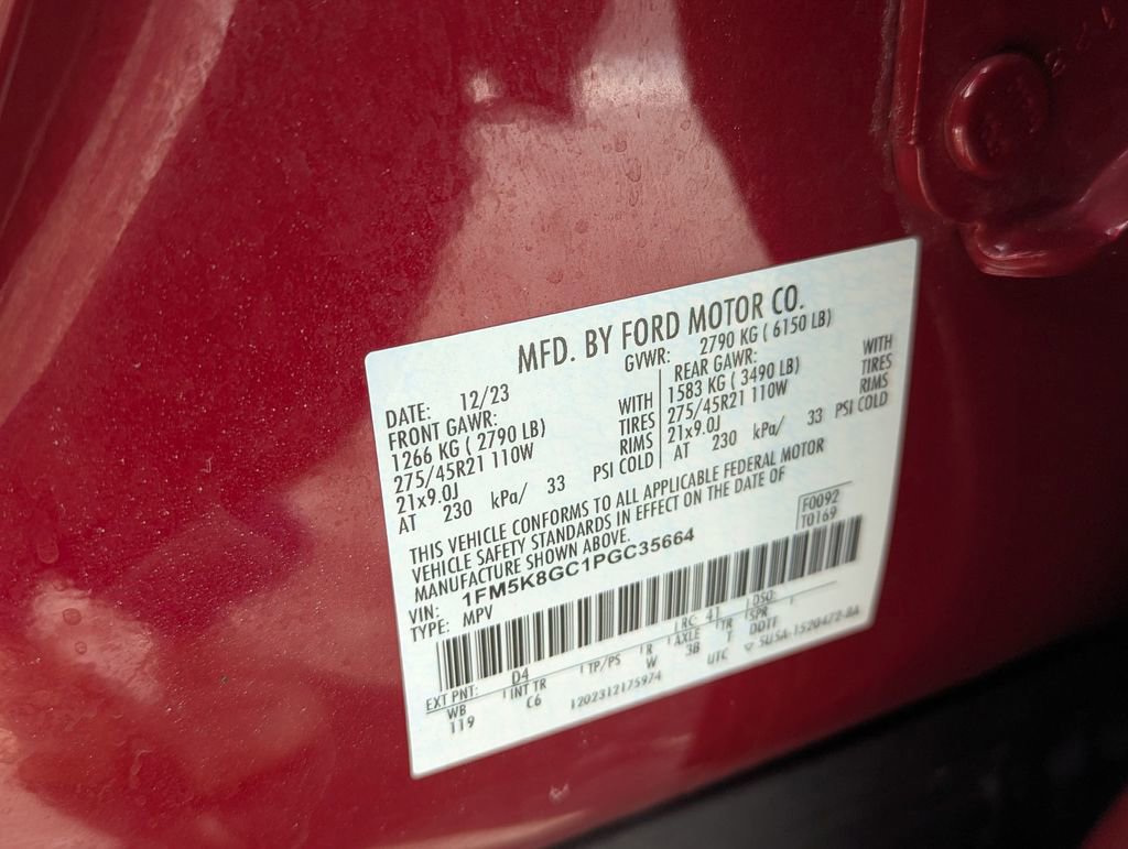 Certified 2023 Ford Explorer ST w/ Equipment Group 401A image 33