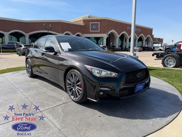 Used 2024 INFINITI Q50 Red Sport 400 w/ Black Opal Edition