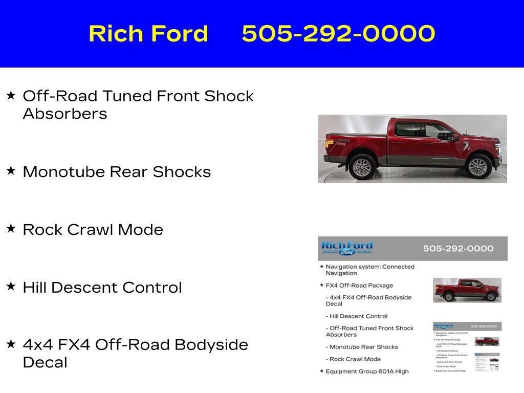 Certified 2025 Ford F150 King Ranch w/ FX4 Off-Road Package AWD/4WD image 26