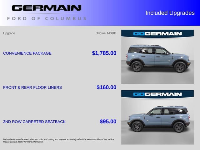 Certified 2023 Ford Bronco Sport Big Bend w/ Convenience Package AWD/4WD image 36