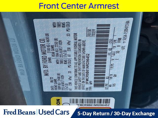 Certified 2022 Ford Bronco Sport Big Bend w/ Convenience Package image 29