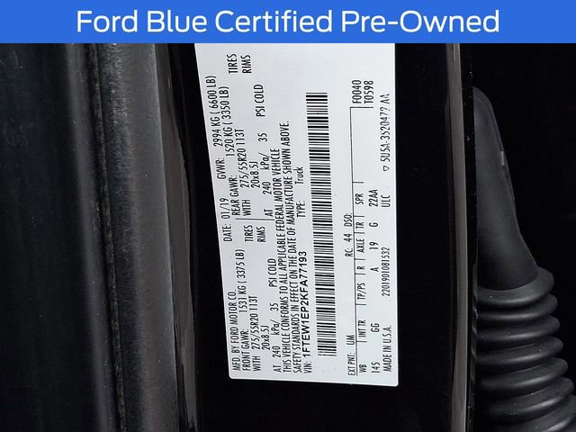 Certified 2019 Ford F150 XL w/ Equipment Group 101A Mid image 29
