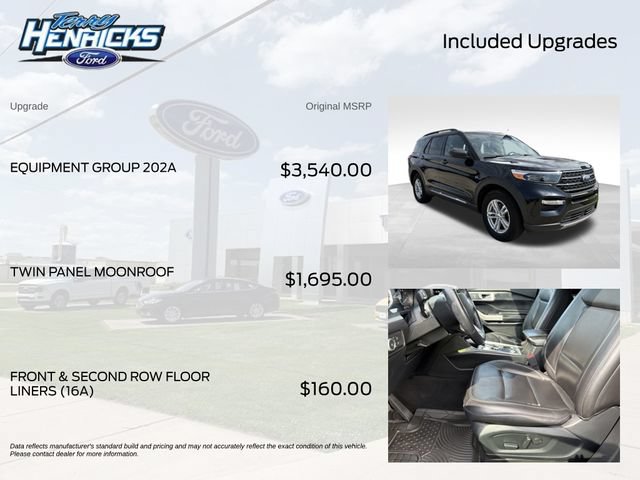 Certified 2022 Ford Explorer XLT w/ Equipment Group 202A AWD/4WD image 8