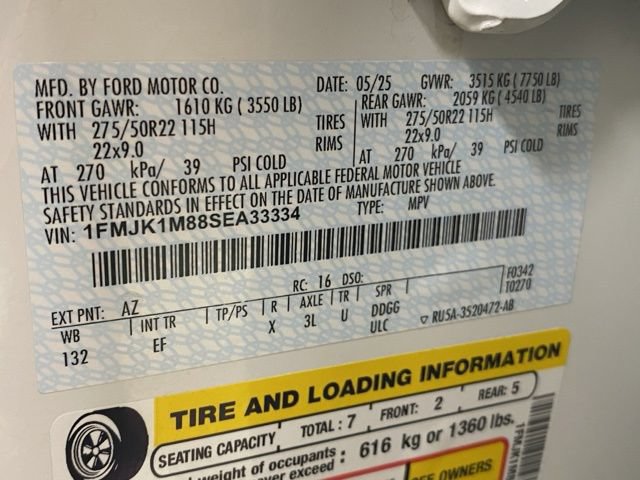 Certified 2025 Ford Expedition Max Platinum w/ Driver's Package AWD/4WD image 31
