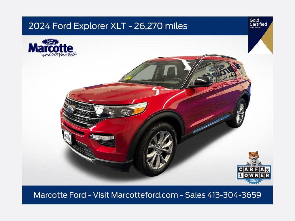 Certified 2024 Ford Explorer XLT w/ Equipment Group 202A AWD/4WD image 1