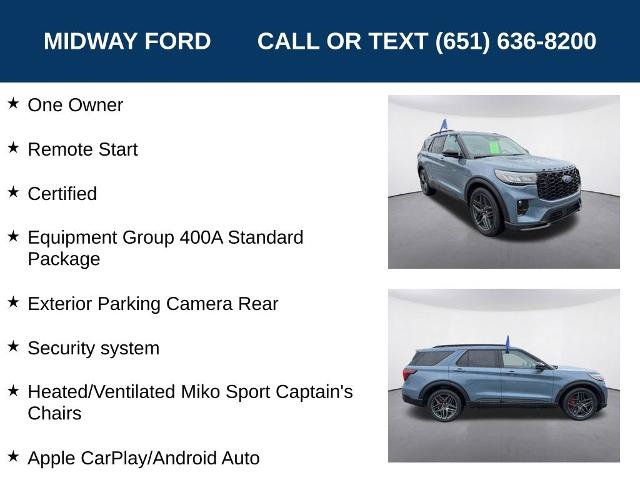 Certified 2025 Ford Explorer ST AWD/4WD image 7