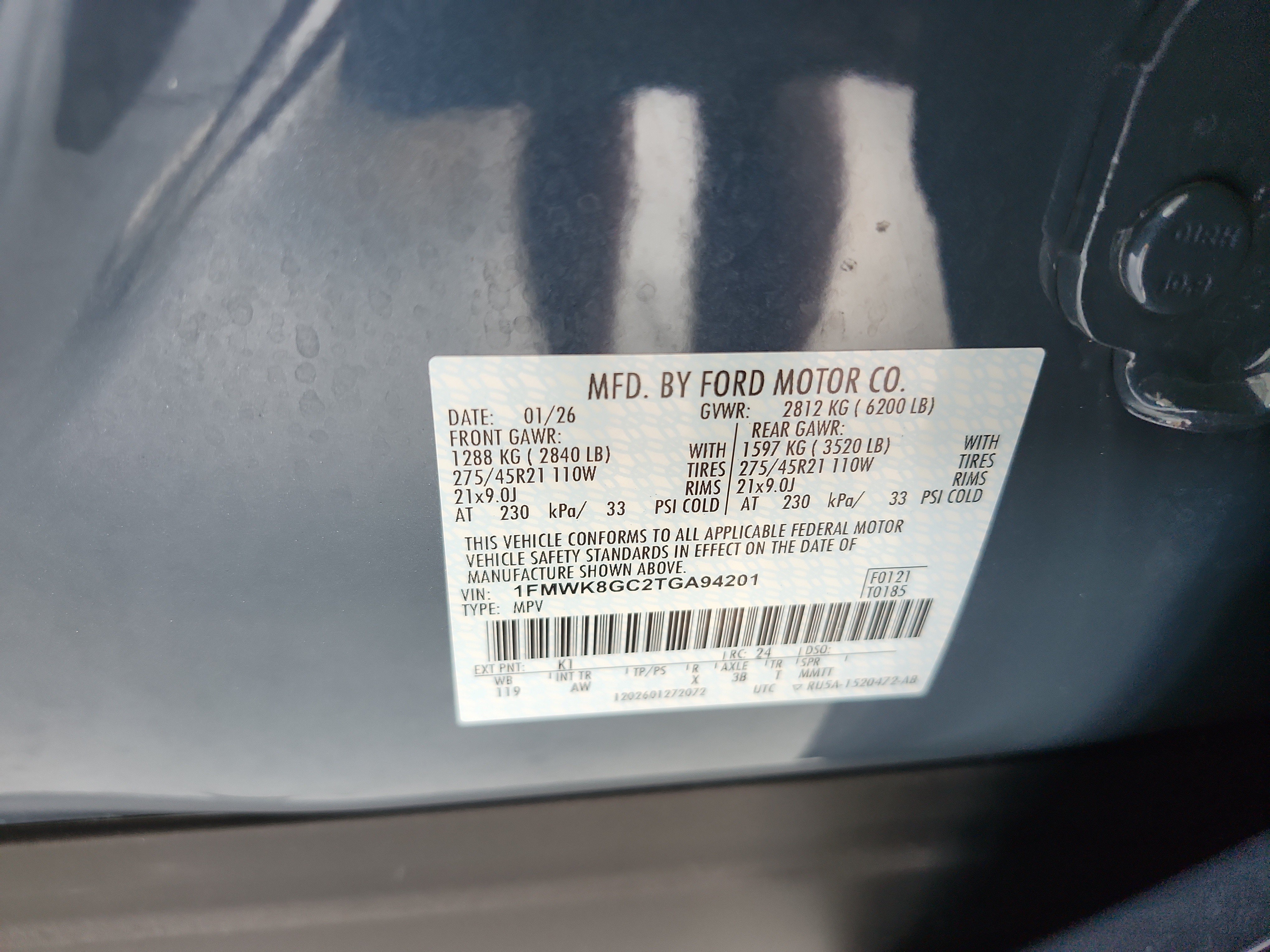 Certified 2026 Ford Explorer ST w/ Sun And Sound Package AWD/4WD image 27
