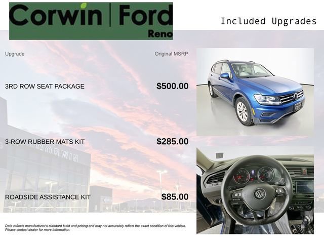 Used 2018 Volkswagen Tiguan S w/ 3rd Row Seat Package image 9