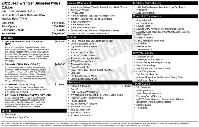 Used 2022 Jeep Wrangler Unlimited Sport image 36