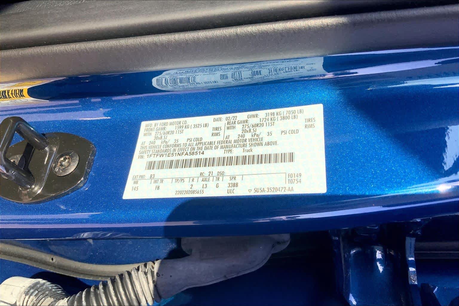 Certified 2022 Ford F150 XLT w/ Equipment Group 302A High AWD/4WD image 29