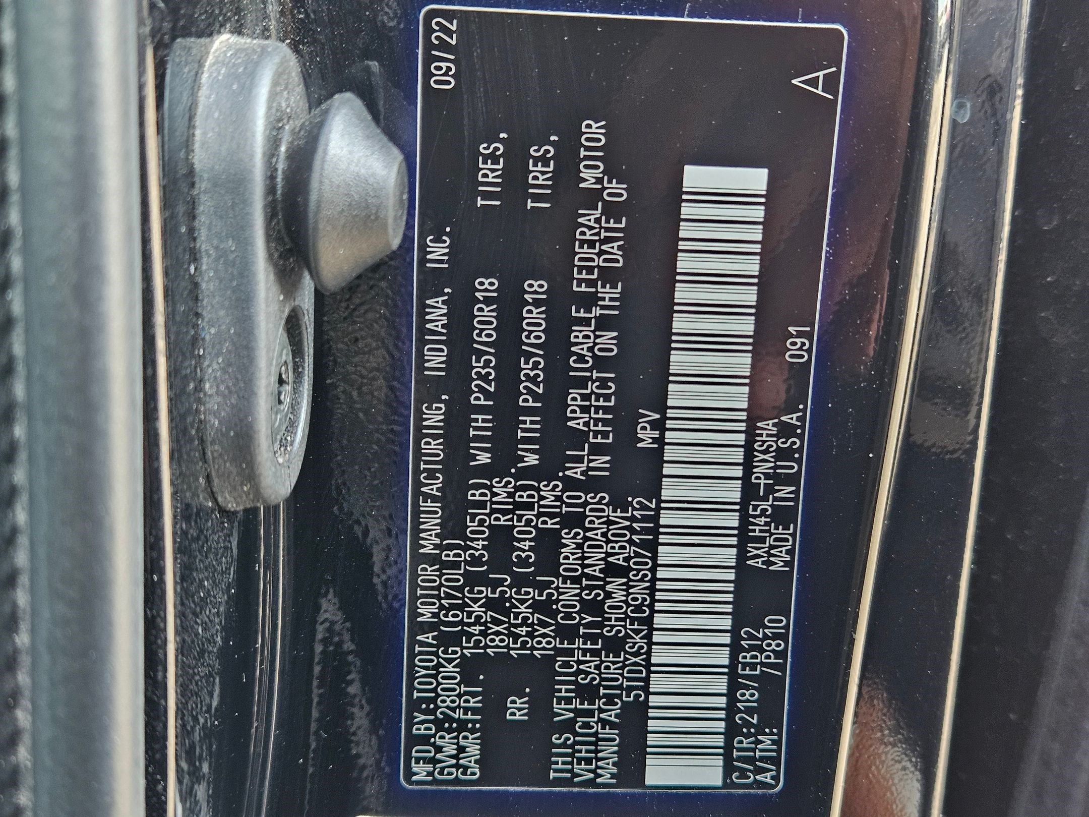 Used 2022 Toyota Sienna XSE AWD/4WD image 37
