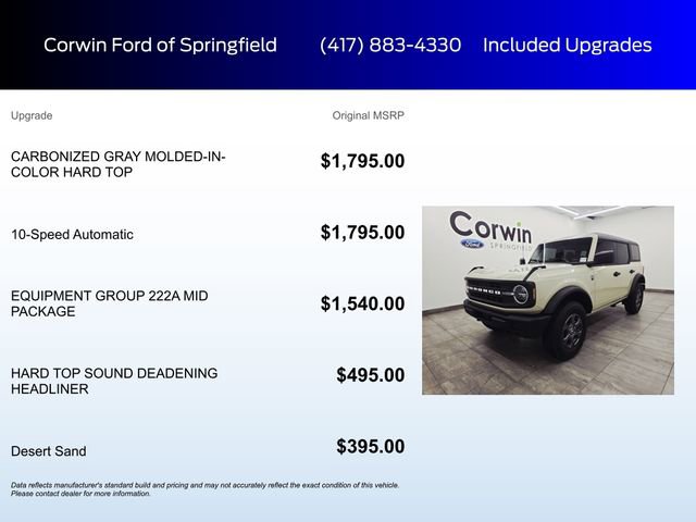 Certified 2025 Ford Bronco Big Bend AWD/4WD image 5