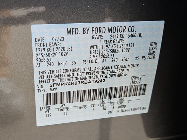 Certified 2024 Ford Edge Titanium w/ Titanium Elite Package AWD/4WD image 26