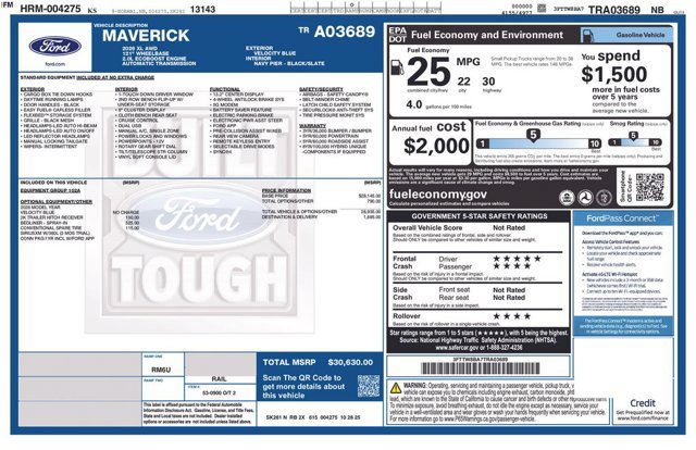 Certified 2026 Ford Maverick XL AWD/4WD image 2