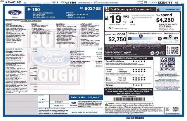 Certified 2025 Ford F150 XLT w/ Equipment Group 303A High AWD/4WD image 5