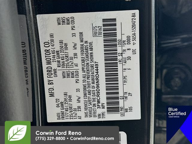 Certified 2022 Ford Bronco Sport Badlands w/ Premium Package AWD/4WD image 34