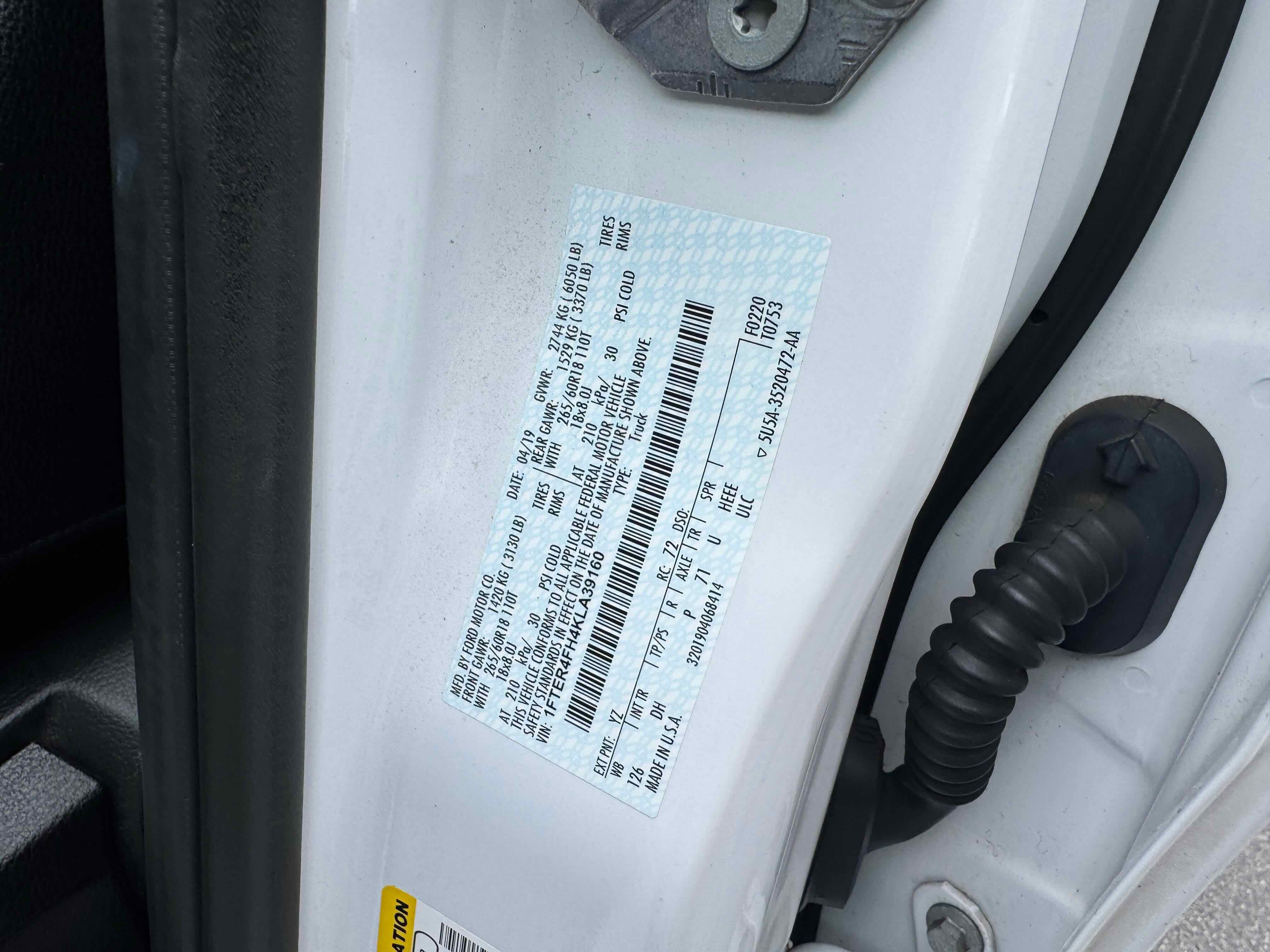 Certified 2019 Ford Ranger Lariat w/ Technology Package image 36