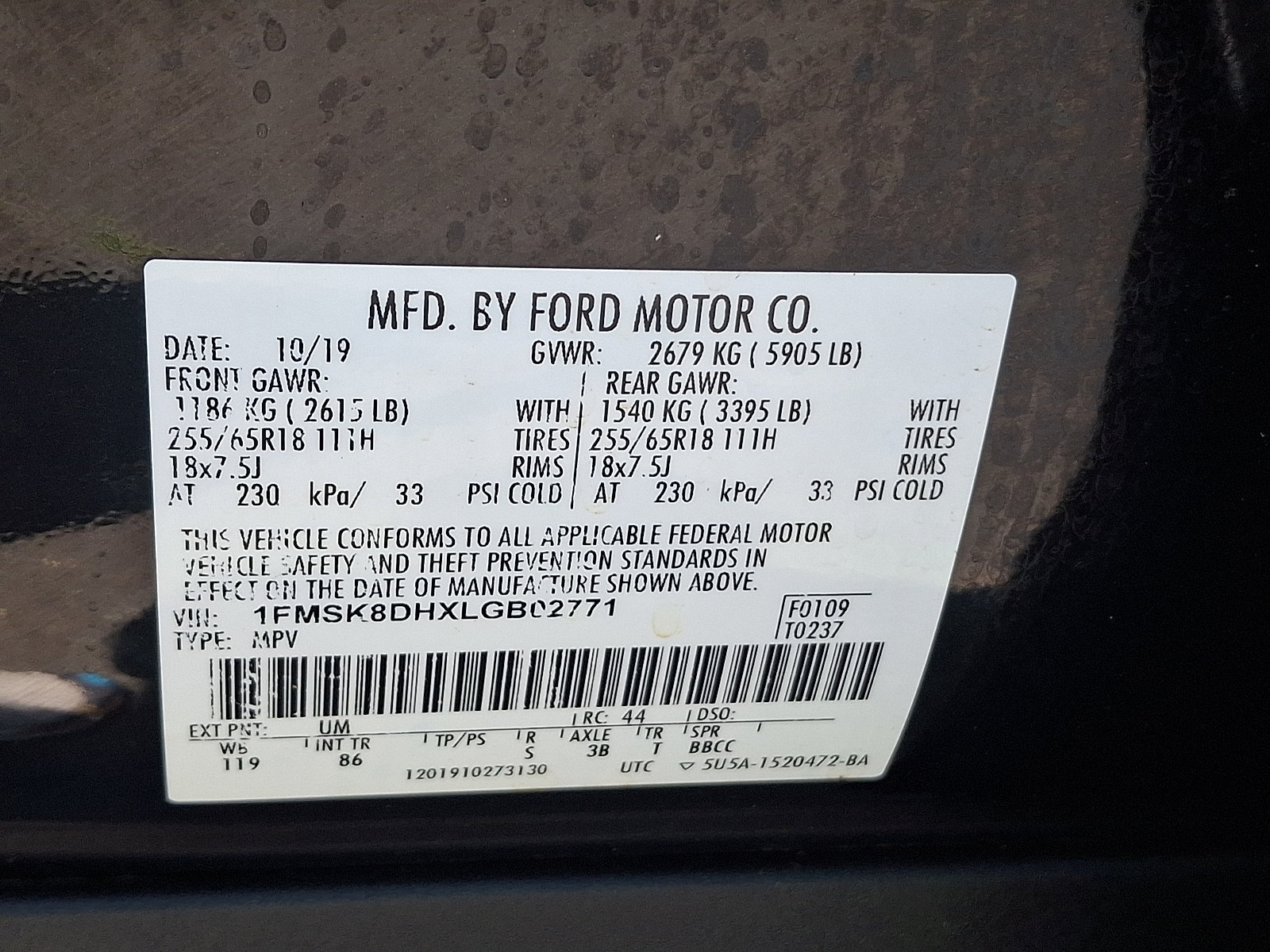 Certified 2020 Ford Explorer XLT w/ Comfort Package AWD/4WD image 27
