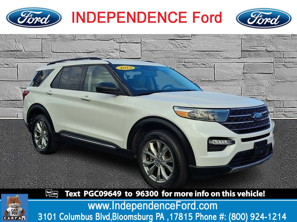 Certified 2023 Ford Explorer XLT w/ Equipment Group 202A