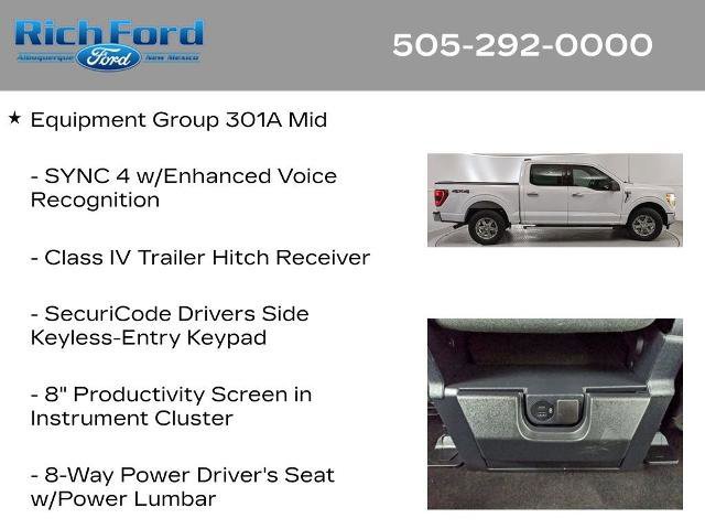 Certified 2022 Ford F150 XLT w/ Equipment Group 301A Mid image 4
