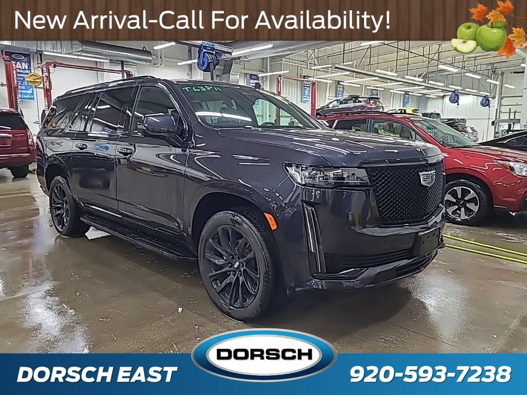 Used 2023 Cadillac Escalade ESV Sport w/ LPO, ONYX Package AWD/4WD image 3