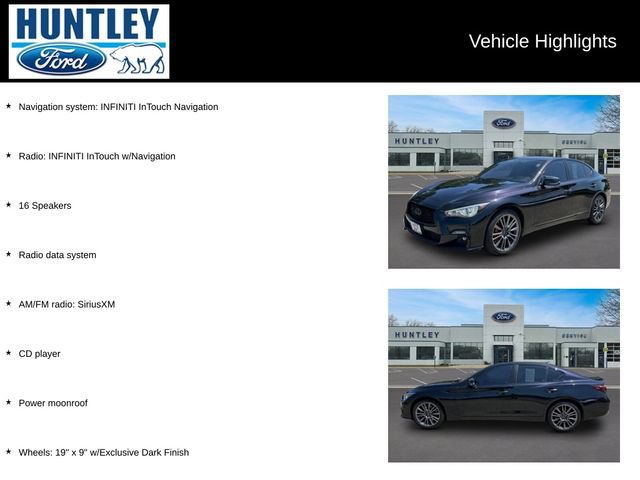 Used 2023 INFINITI Q50 Red Sport 400 AWD/4WD image 2
