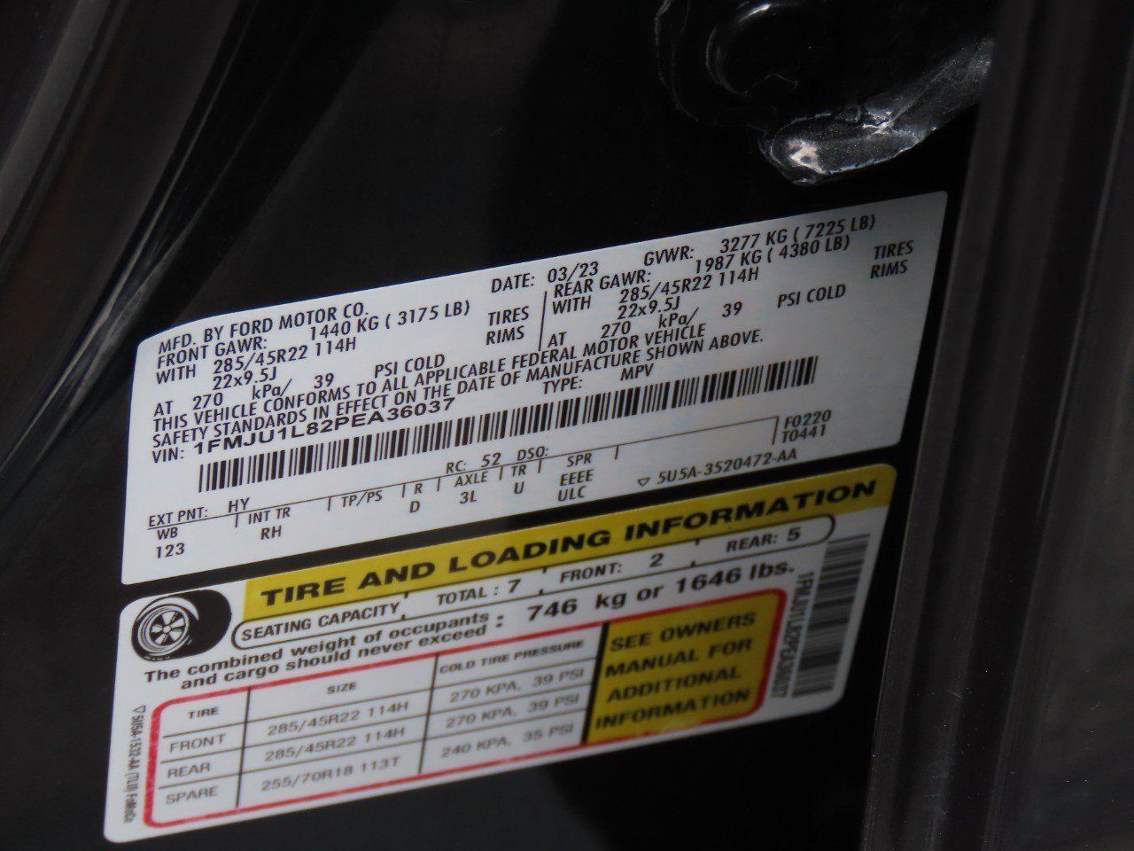 Certified 2023 Ford Expedition Platinum RWD image 32